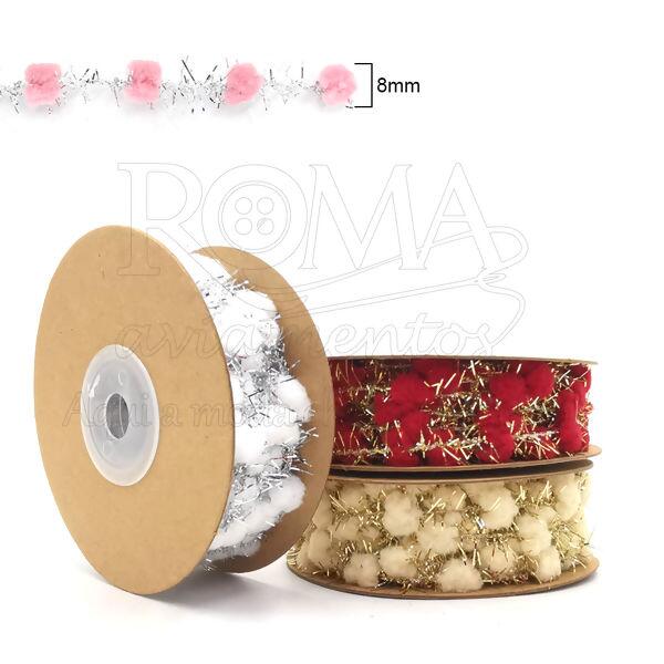 passamanaria pompom lurex principal